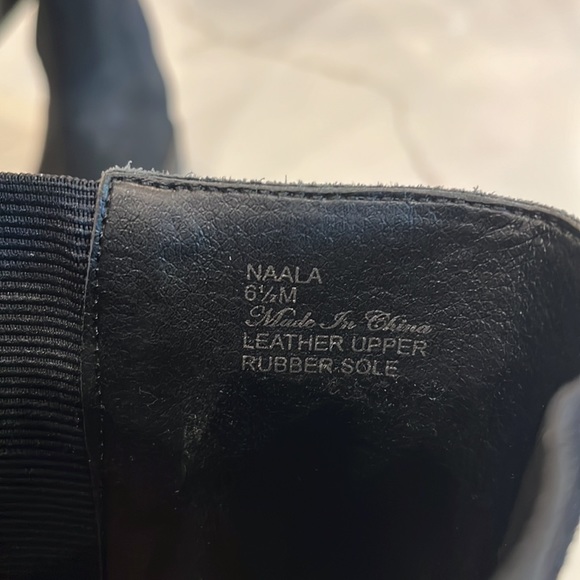 NWOT Donald Pliner Naala Riding Boots. Black size 6.5 M. Suede and Elastic sides - Picture 13 of 15